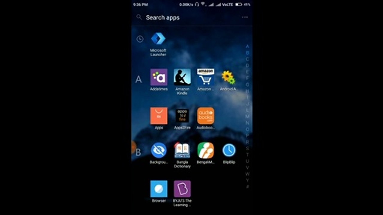 How to arrange app icons alphabetically in Redmi phones