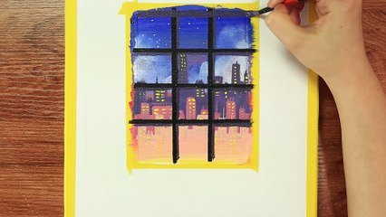 Cat and Girl｜Acrylic Painting on Canvas Step by Step #17｜Satisfying ASMR #StayHome #WithMe