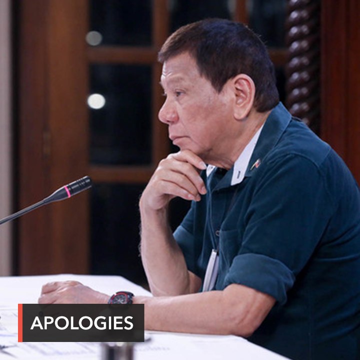 Duterte apologizes to Ayalas, MVP: Forgive me for the 'hurting words'