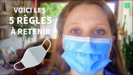 Pour bien porter le masque, 5 gestes essentiels à connaître