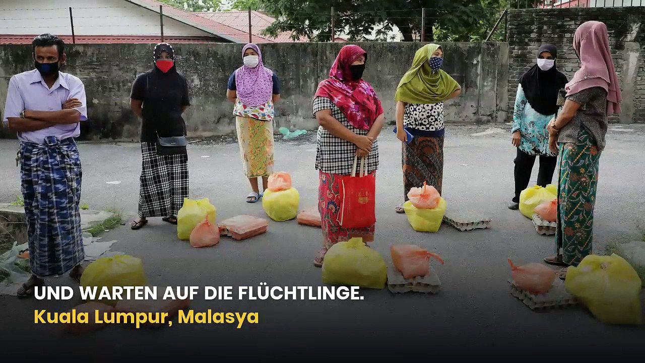 Soziale Distanzierung in Bildern, überall auf der Welt