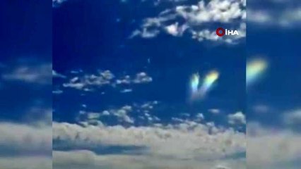Gökyüzünde aniden ortaya çıkan gizemli ışık şaşırttı
