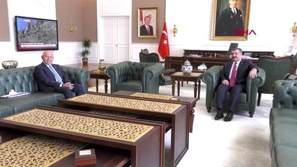 SPOR Sağlık Bakanı Koca, TFF Başkanı Nihat Özdemir ile görüştü