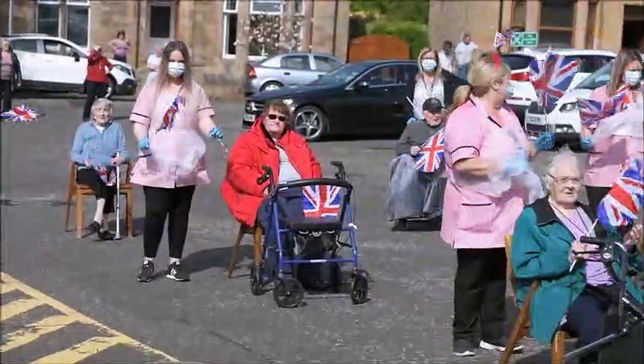 Dorrator Court sheltered housing in Camelon celebrated the 100th