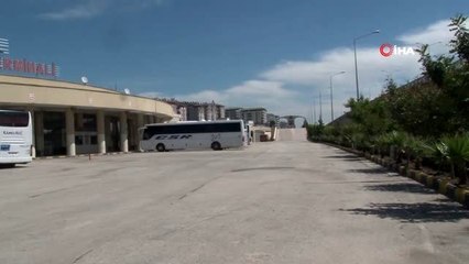 Hatay otogarında sessizlik hakim