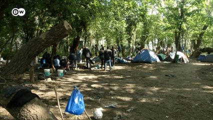 Как беженцы в Кале страдают из-за пандемии коронавируса