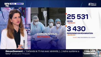 Coronavirus: 25.531 morts depuis le début de l'épidémie en France, 330 en 24h