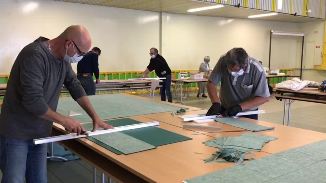 Anglure fabrique ses propres masques