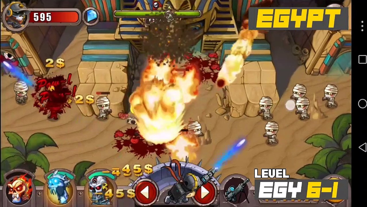 Stage 6 | Egypt| Level: 1-6 | Zombie Evil | Gameplay Android Gratis