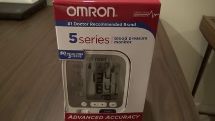 OMRON 5 Series Blood Pressure Monitor Unbox and Review