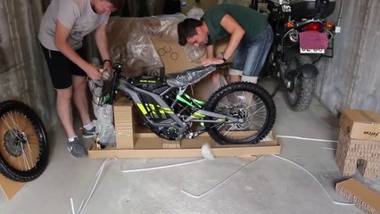 Unboxing electric bike SUR-RON 2020