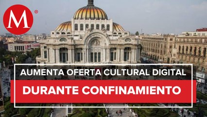 Por covid-19, crece oferta cultural para la población en plataformas digitales