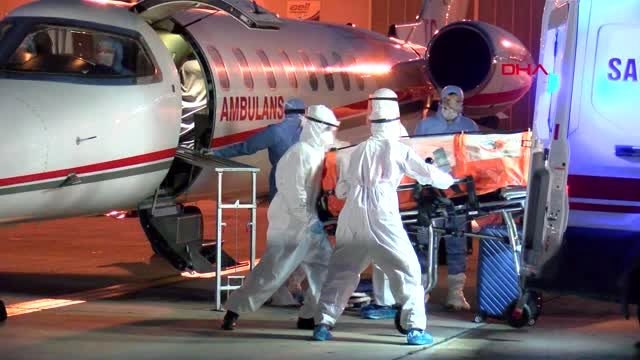 SUDAN'DAKİ TÜRK HASTA AMBULANS UÇAKLA TÜRKİYE'YE GETİRİLDİ-3