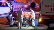 Sudan'daki türk hasta ambulans uçakla Türkiye'ye getirildi