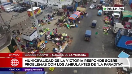 Primera Edición: George Forsyth responde sobre problemas con las ambulantes de La Paradita