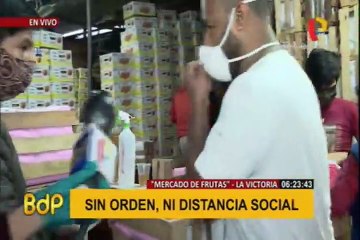 Estado de emergencia: población en riesgo por no respetar medidas en mercados