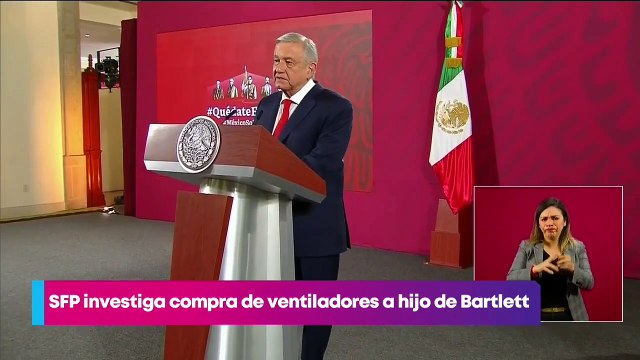 SFP investiga compra de ventiladores a hijo de Bartlett