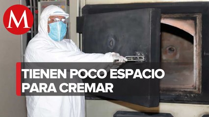 Víctimas de covid-19 saturan funerarias en Ecatepec