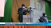 Sénat : A Yamoussoukro, Jeannot Ahoussou Kouadio prône le sursaut national contre le Covid-19