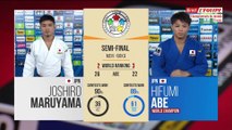 Demi-finale -66kg, Maruyama vs Abe - ChM de judo 2019