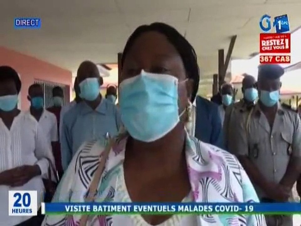 RTG / Koulamoutou - Les membres de la coordination provincial ont visité un bâtiment prêt à accueillir les malades testés positifs au covid-19