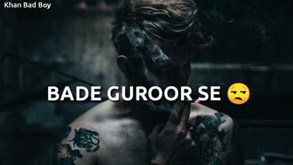 Shayari WhatsApp status -- Khan bad boy