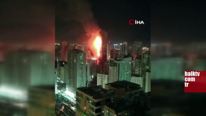 BAE'de gökdelen yangını: Ölü sayısı bilinmiyor