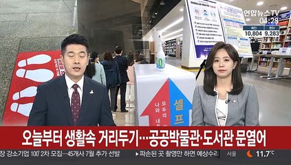 오늘부터 생활 속 거리두기…공공박물관·도서관 문열어