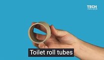 This one easy trick with toilet roll tubes will keep wires tidy and save you space