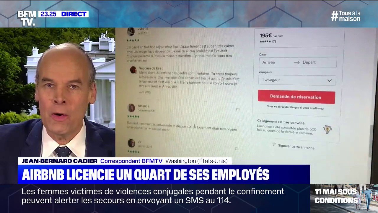 Coronavirus: Airbnb annonce le licenciement d'un quart de ses salariés