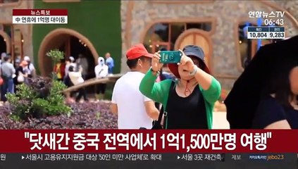 中, 노동절연휴 관광지 북새통…사회적 거리두기 무색