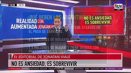 "No es ansiedad, es sobrevivir": el editorial de Jonatan Viale