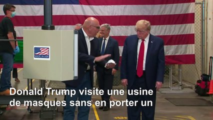 Coronavirus: A Phoenix, Trump visite une usine de masques sans en porter un