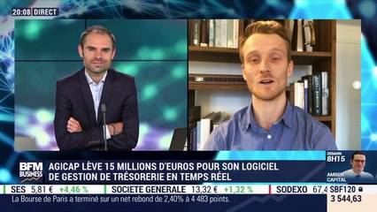 Clément Mauguet (Agicap): Agicap lève 15 millions d'euros pour son logiciel de gestion de trésorerie en temps réel - 05/05