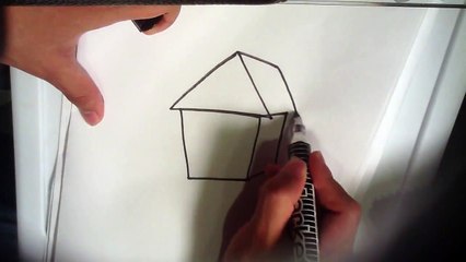 How to Draw a Dog House - Easy Things to Draw