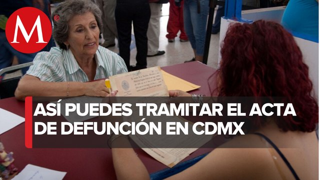 Habilitan 3 unidades móviles para actas de defunción en CdMx
