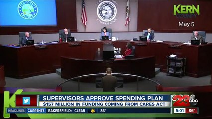 Download Video: Kern County Board of Supervisors approve spending plan