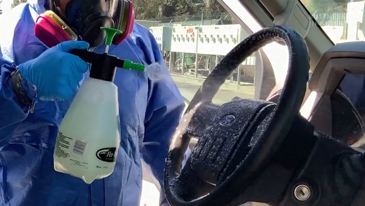 How crime scene cleaners are disinfecting hot spot areas from the coronavirus