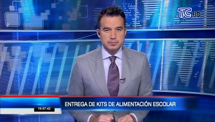Vicepresidente de Ecuador supervisó entrega de kits de alimentación escolar en Quito