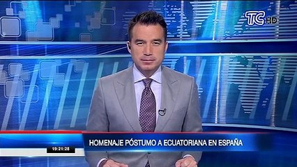 Homenaje póstumo a ecuatoriana que ayudó a pacientes con coronavirus en España