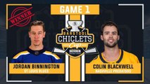 Jordan Binnington Defeats Colin Blackwell In The First Series Of The Barstool Chiclets Cup