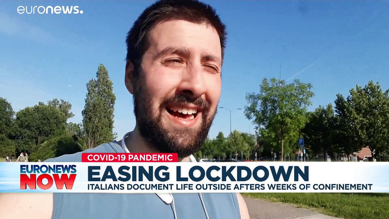 Coronavirus: Euronews journalist on his first day of freedom after Italy's lockdown is lifted