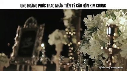 Ưng Hoàng Phúc trao nhẫn tiền tỷ cầu hôn Kim Cương