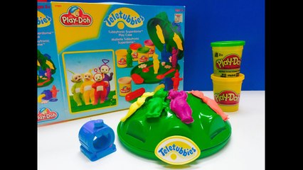 TELETUBBIES Rare Retro PLAY-DOH Tubbytronic Superdome Toy Set-