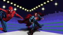 FANMADE Cartoon Beatbox Battles- SpiderMan Vs. SuperMan!