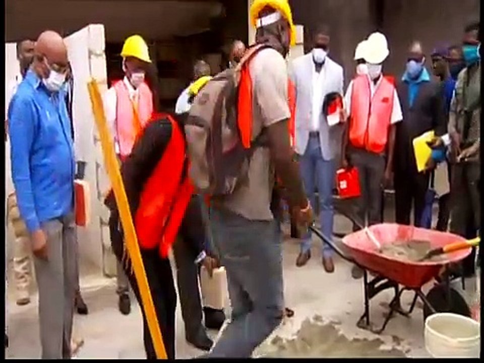Lansman travay konstwiksyon Lycée Marie-Jeanne ak Lycée du Cent Cinquentenaire.