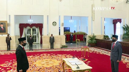 Detik-detik Pelantikan Boy Rafli menjadi Kepala BNPT