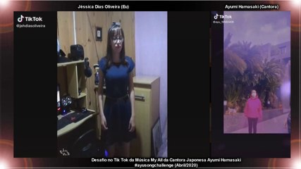 Desafio no Tik Tok (#AyuSongChallenge) #1 (Abril/2020)