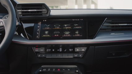The new Audi A3 Sedan Infotainment System