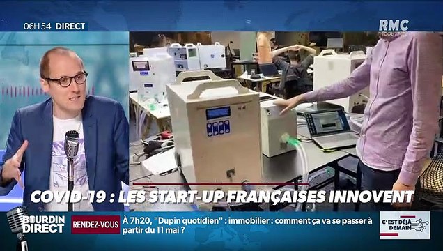 La chronique d'Anthony Morel: Respirateurs, t-shirt, montre... les startups françaises innovent - 06/05
